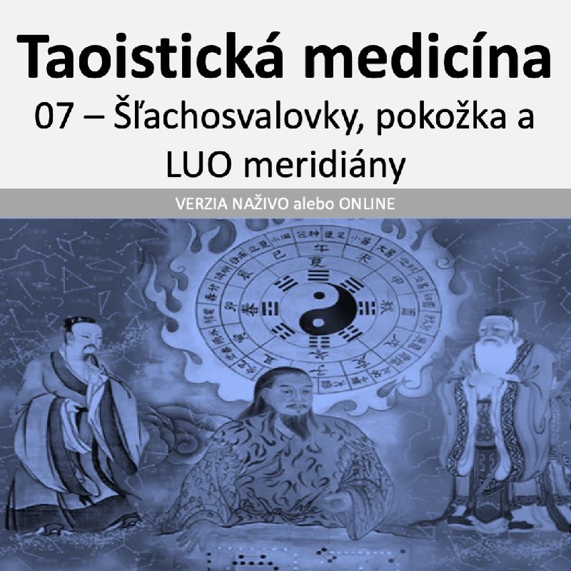 Taoistická medicína - 07 - Šľachosvalové a LUO meridiány + kožné okrsky
